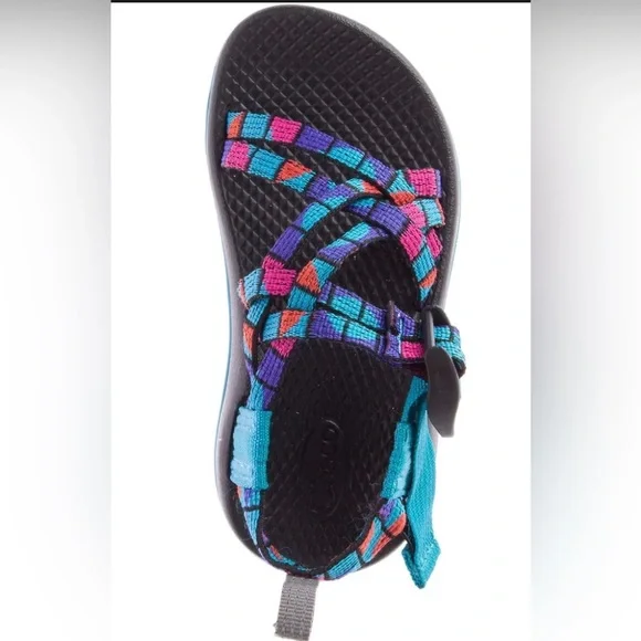 Chaco Unisex Kids ZX1 Ecotread J180264 Sport Sandals Break Teal Blue You… - Picture 4 of 14
